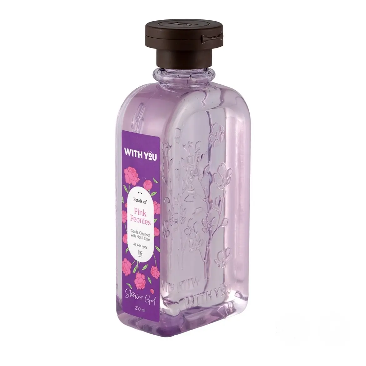 شامپو بدن ویت یو مدل Pink Peonies مناسب انواع پوست حجم 250 میلی لیتر
